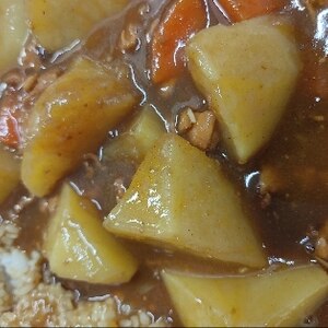 スパイスの効いたカレーライス♪